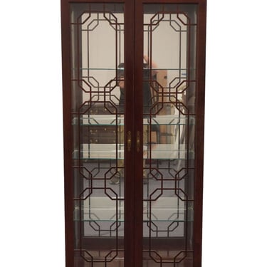 JASPER CABINET Royal Cherry Traditional Chippendale Style 34