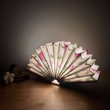 Handmade Paper Flower Lamp for Unique Home Decor, Night Light Floral Decor Personalized Gift Ideas for Birthday Gifts for Her, New Home Gift 