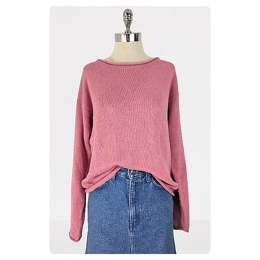 vintage 90's silk blend sweater (Size: M)