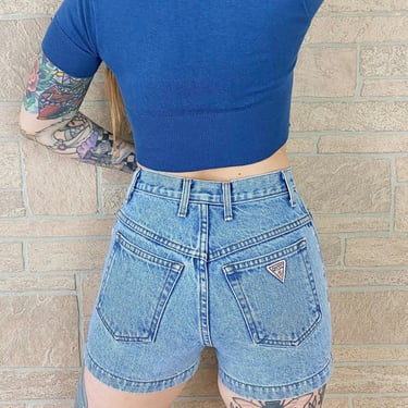 Guess Jeans High Waisted Denim Shorts / Size 24 