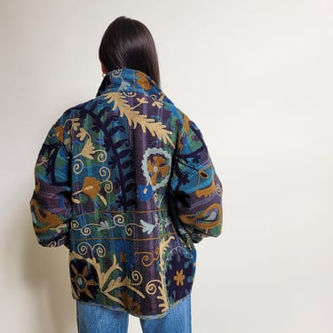 Embroidered Kantha Jacket - The Button Edition No. 003