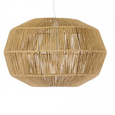 1960s Jute Shade Pendant Light