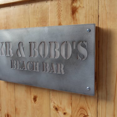 Add on Plaque for you Bar 