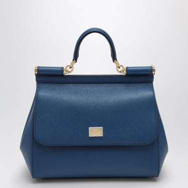 Dolce&Gabbana Large Royal Blue Sicily Hand Bag Women