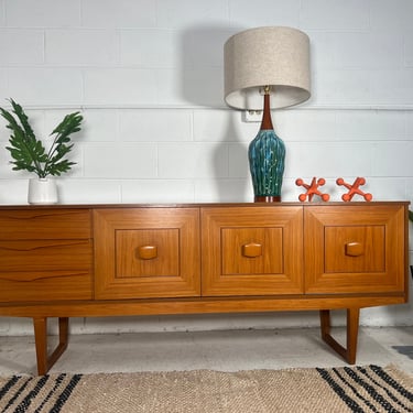 Mid Century Modern Teak Credenza Stonehill Stateroom Made in England 