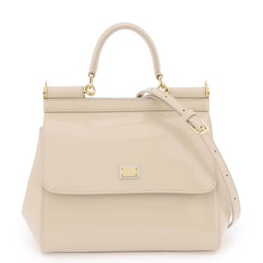 Dolce & Gabbana Patent Leather 'Sicily' Handbag Women