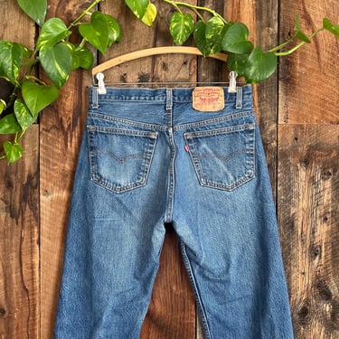 Vintage 80s Levi’s 501 dark denim jeans size 30 waist 