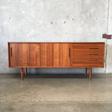 Mid Century Walnut Credenza by Nils Jonsson for Troeds