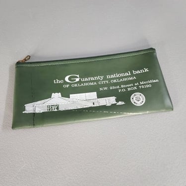 Vintage Guaranty National Bank Oklahoma City, Ok Deposit Bag 