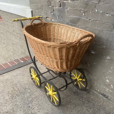Antique Wicker Pram