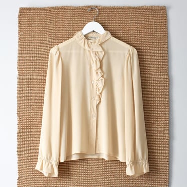 vintage Yves Saint Laurent silk blouse 