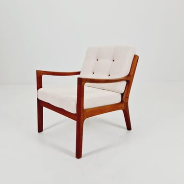 Mid-century Rare Danish teak lounge chair/ Easy chair by Ole Wanscher for Cado France &Son, 1960s 