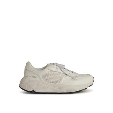 Common Projects 'Runner' White Leather Blend Sneakers Men