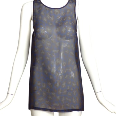 CHRISTOPHER KANE- Chiffon Print Tank Top, Size 10