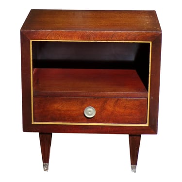 Vintage Mid Century Sieling Mahogany Nightstand End Table