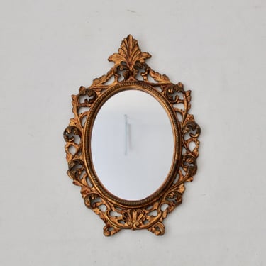 19th Century French Rococo Style Gilt Wall Mirror 