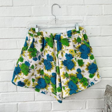 Made in Chicago - Size 10 Floral Terrycloth Shorts 