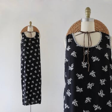 botanical maxi dress - s 