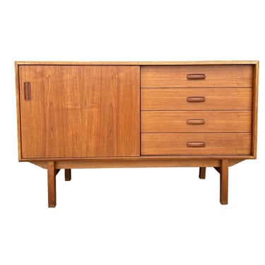 Petite Canadian Teak Credenza Sideboard Danish-Style
