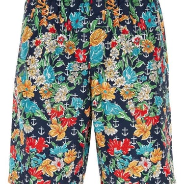 Gucci Man Printed Polyester Swimming Shorts