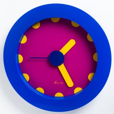 Neos Lorenz du Pasquier &amp; Sowden Postmodern Clock