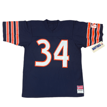 Vintage Sand Knit &quot;Walter Payton&quot; #34 Chicago Bears Pro Line GSH Jersey