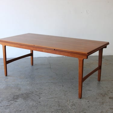 XL Danish Mid Century modern dining table attributed to Borge Mogensen 