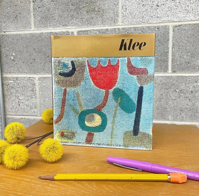 Vintage Klee Book Retro 1960s Robert Fisher + Poet Painter + Paul Klee + Abstract Art + Expressionism + Modern Art + Cubism + Artist 