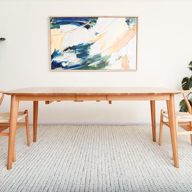 The Mar Vista, Scandinavian Oval Dining Table 