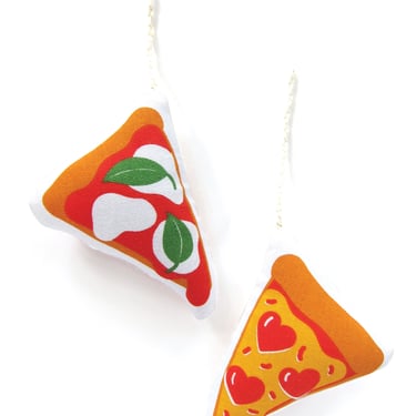 PIZZA Holiday Ornament -SECONDS