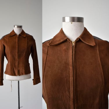 1960s Brown Suede Jacket 