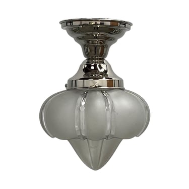 One of Several Sheffield Shade Lights on Nickel Fixture #2528 