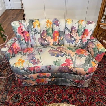 Floral Skirted Loveseats