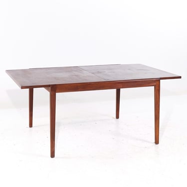 Glenn of California Mid Century Walnut Hidden Leaf Dining Table - mcm 