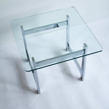 Glass and Chrome MCM Coffee Table