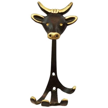 Cow Wall Hook by Walter Bosse 