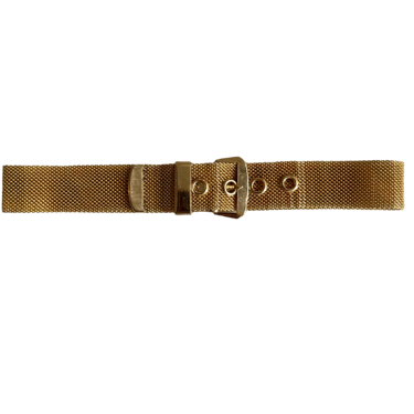 90s Gold Mesh Buckle Choker Necklace