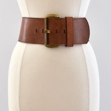 70's Ultra Wide Leather Belt
