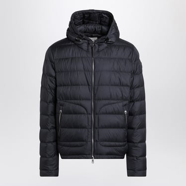 Moncler Quilted Navy Blue Zip Jacket Men