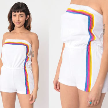 80s terry cloth outlet romper