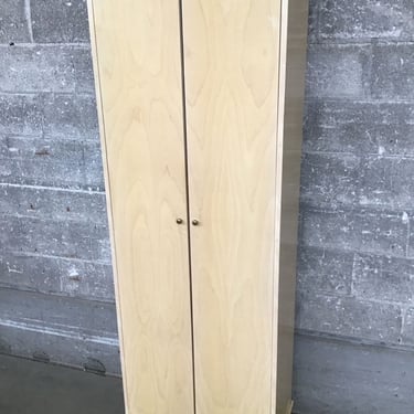 Pale Maple Armoire on Wheels (Seattle)