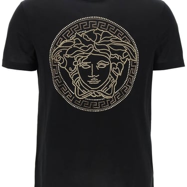 Versace Medusa-Studded Taylor Fit T-Shirt Men