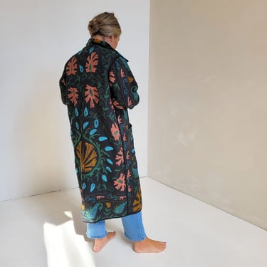 Long Embroidered Jacket - No. 016