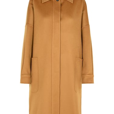 Max Mara 'Baruffa' Brown Cashmere Coat Women