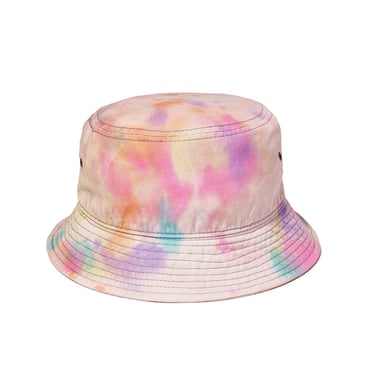 Tie-Dye Bucket Hat, rainbow, pastel, bright, colorful, sun hat, gift for a girl, gift for a guy, present 
