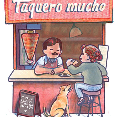 Taquería - Storefront Illustration