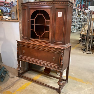 China Cabinet Hutch with Mullion Door - AS IS