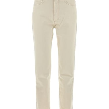 Ami Woman Ivory Denim Jeans