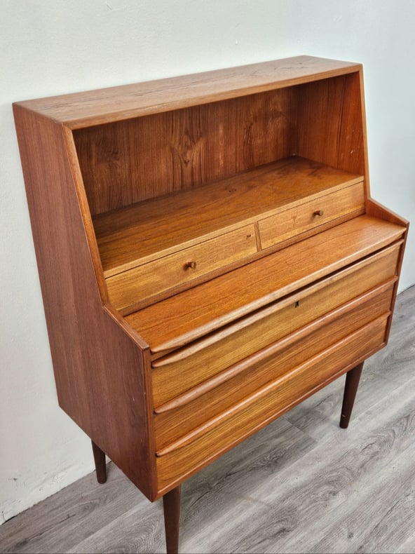 Danish Teak Secretary Mid-Century Modern