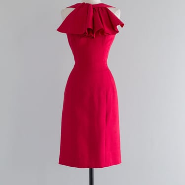 Stunning Late 1950's Camellia Pink Wiggle Dress By | Xtabay Vintage -  Portland, OR | ATTIC